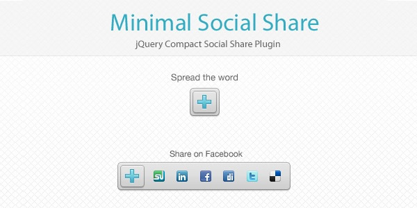 jQuery social media plugin