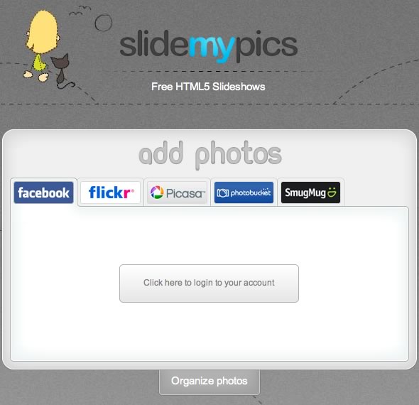 slider de imagenes desde Facebook