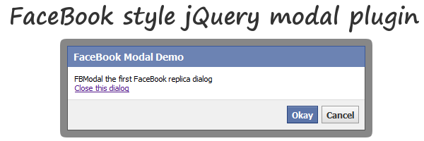 Alerta modal estilo Facebook con jQuery