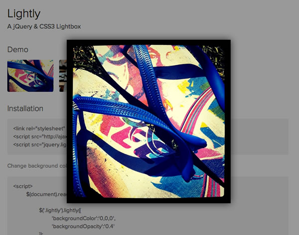 lightbox css3 jquery