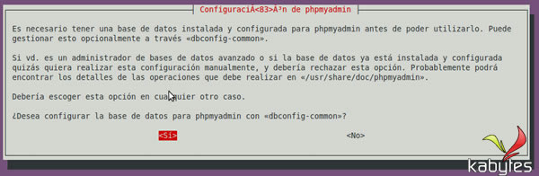 config phpmyadmin ubuntu