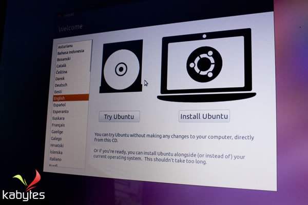 instalar ubuntu bienvenida