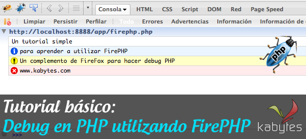 tutorial debug php firephp