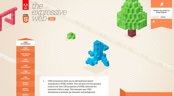 Animaciones CSS3 HTML5 de Adobe