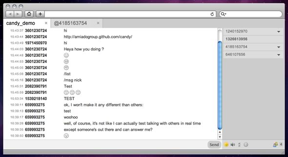 chat multinivel javascript