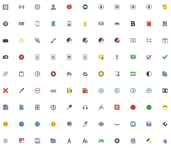 google interface iconos