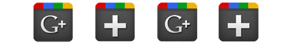 Iconos de Google Plus