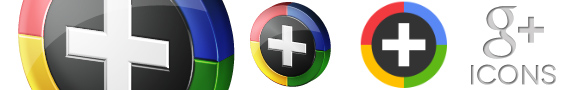 Iconos de Google Plus