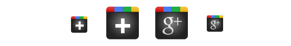 Iconos de Google Plus