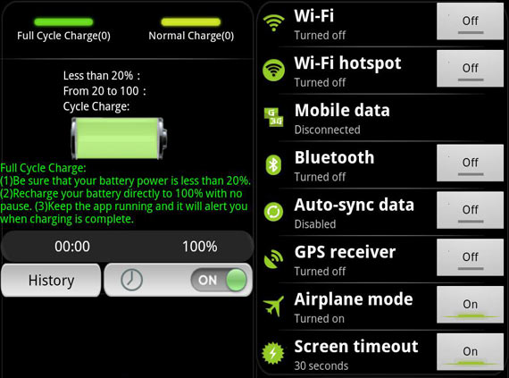 Ahorrar batería en Android