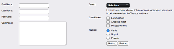 framework formularios jQuery