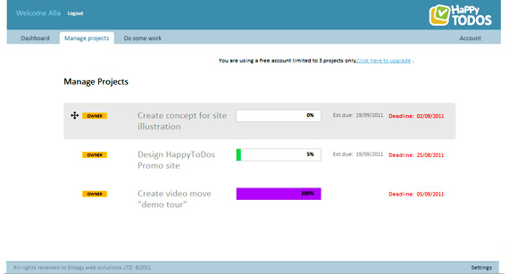 Gestor de tareas online