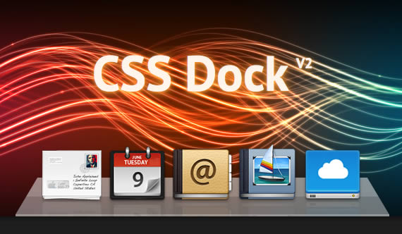 dock mac os con CSS3