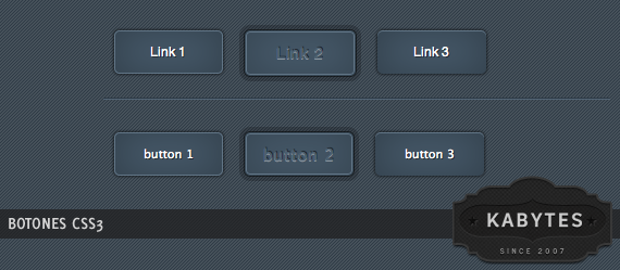 botones css3 gratis y sencillos