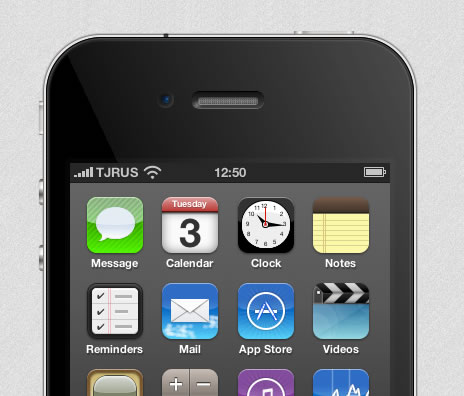 iPhone con puro CSS3