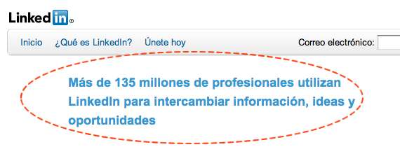 linkedin red profesional mensaje