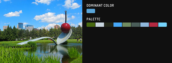 obtener el color dominante de una imagen con jQuery