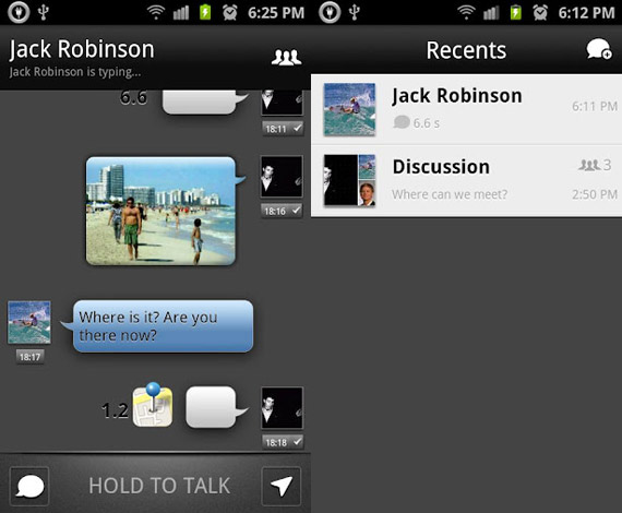 Push to Talk en Android