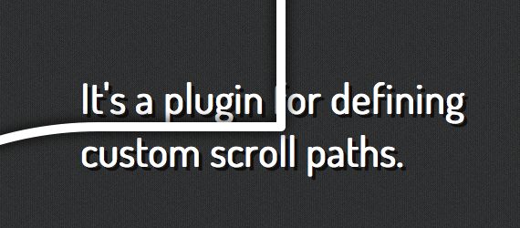 scroll path con jQuery