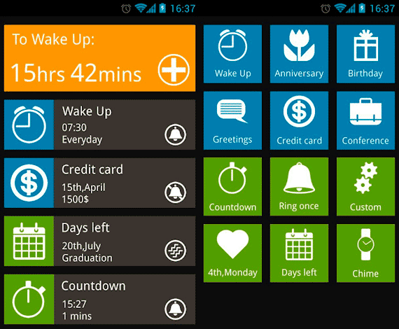 Alarma para Android