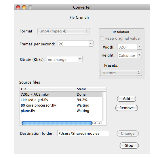 Convertir archivos FLV en Mac