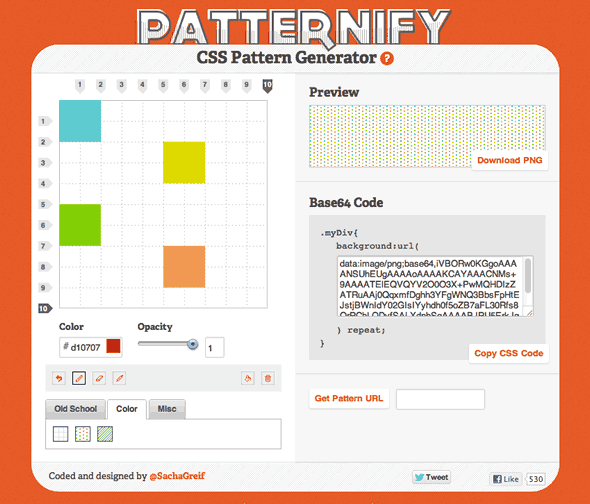 Generador de Patrones CSS