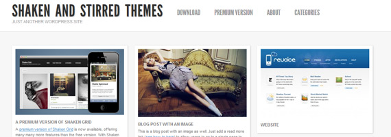 Themes para WordPress formato grid