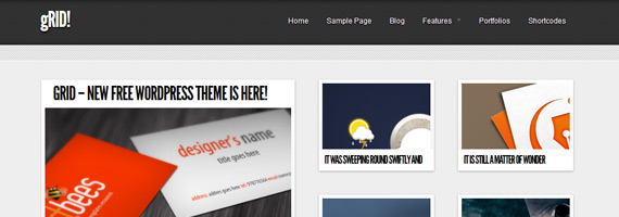 Themes para WordPress formato grid