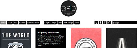 Themes para WordPress formato grid