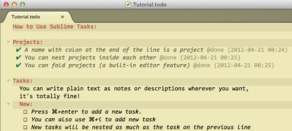 lista de pendientes para sublime text 2