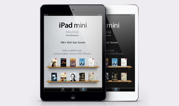 Vista previa de mockup de iPad Mini