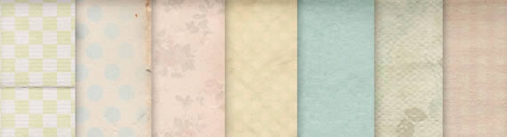 Vista previa de texturas variadas en colores pastel
