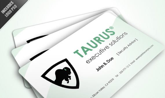 Vista previa de Taurus, tarjeta de negocios.