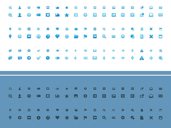 Vista previa de paquete de mini iconos