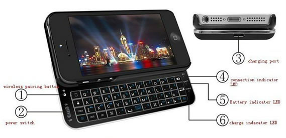 Teclado Bluetooth para iPhone 5