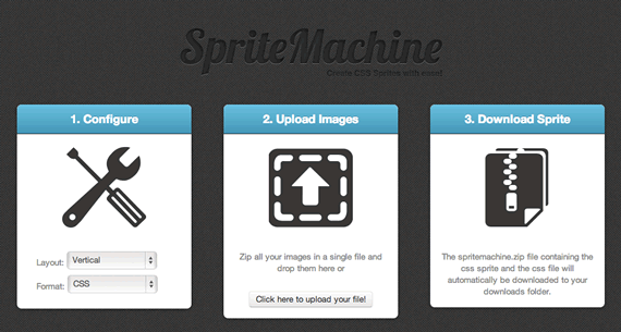 herramienta online para crear css sprite