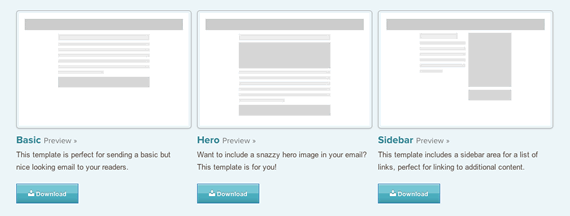 template responsive para crear emails