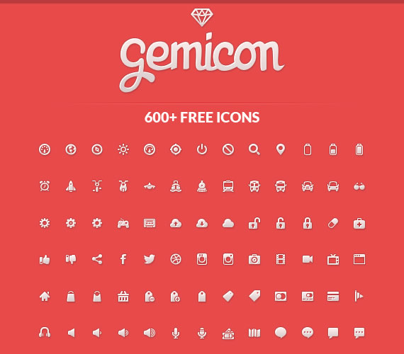 Gemicon - set de íconos