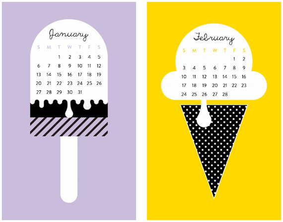 Sweet New Year Calendars 2013