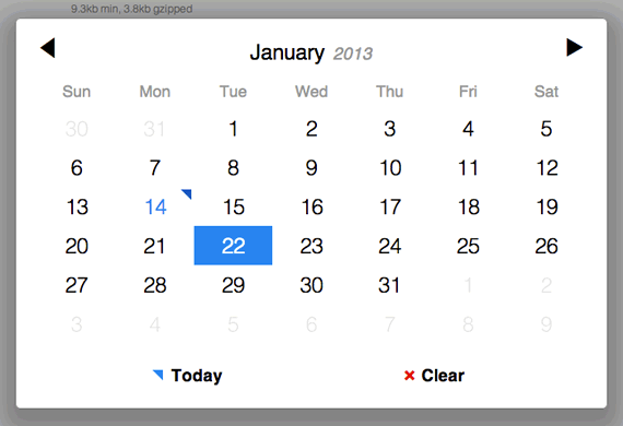 datepicker responsive jQuery