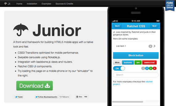 junior crear aplicaciones moviles con HTML5