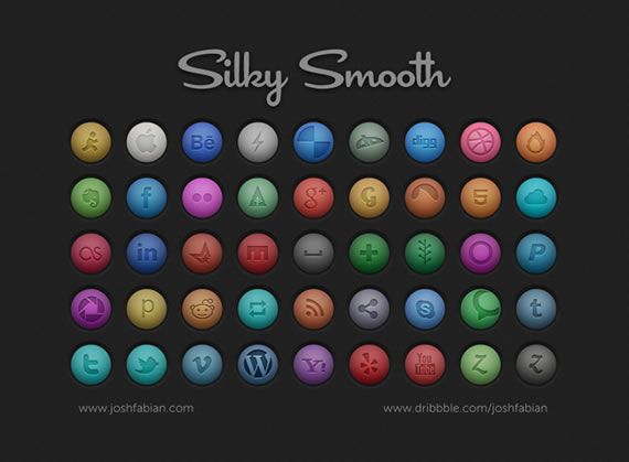 Silky Smooth Social Icons