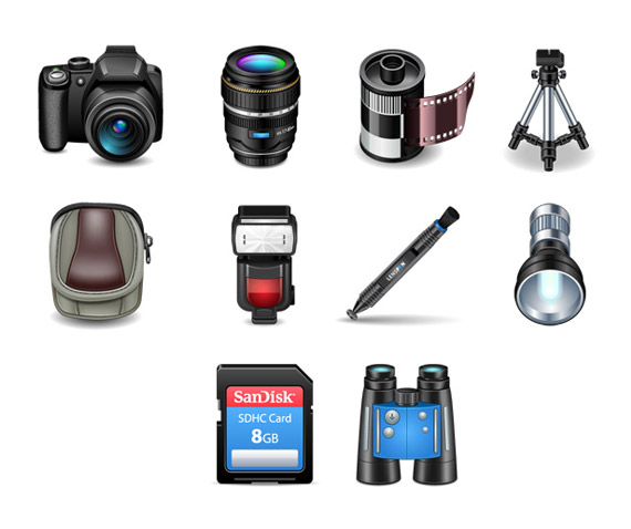 Iconos de fotografía