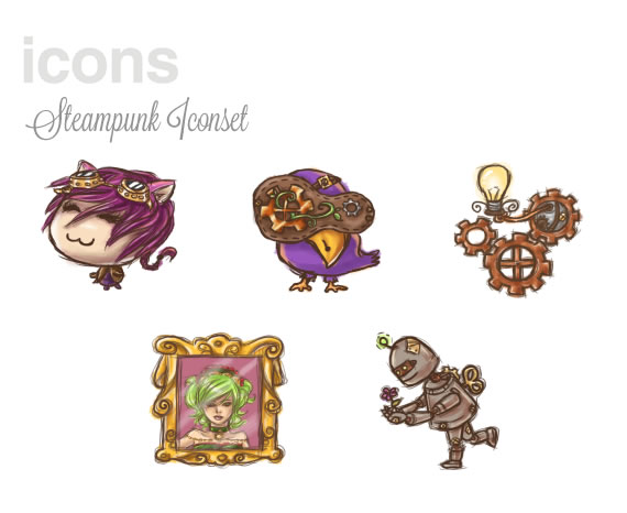 Steampunk Iconset