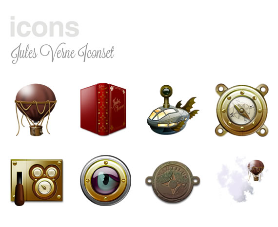 Jules Verne Iconset