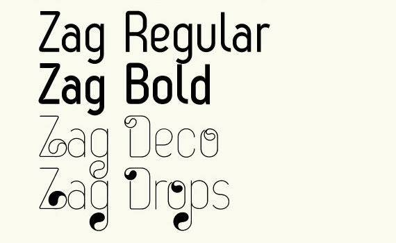 Zag Font