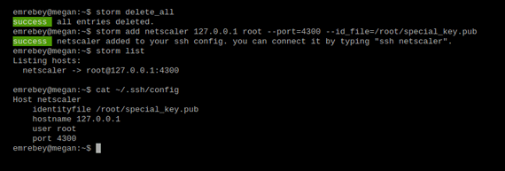 guardar y gestionar conexiones ssh