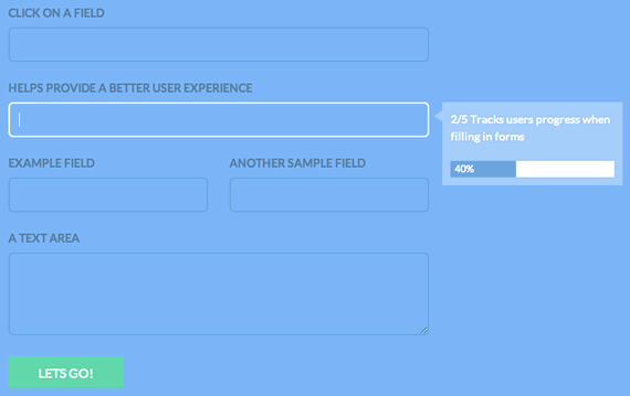 progreso en formularios con jQuery