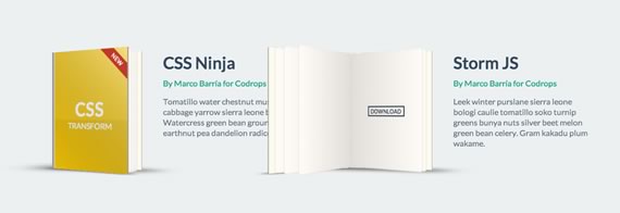 libro animado con CSS3