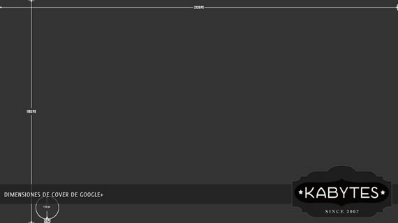 Vista previa de medidas de portada de Google+
